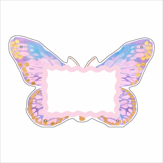 MKD-097-C14 Gold Butterfly Picture Frame Case of 14 | 0.50Acrylic Contour |