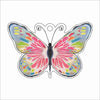 MKD-103 Color Butterfly Ornament | 0.25Acrylic Ornament