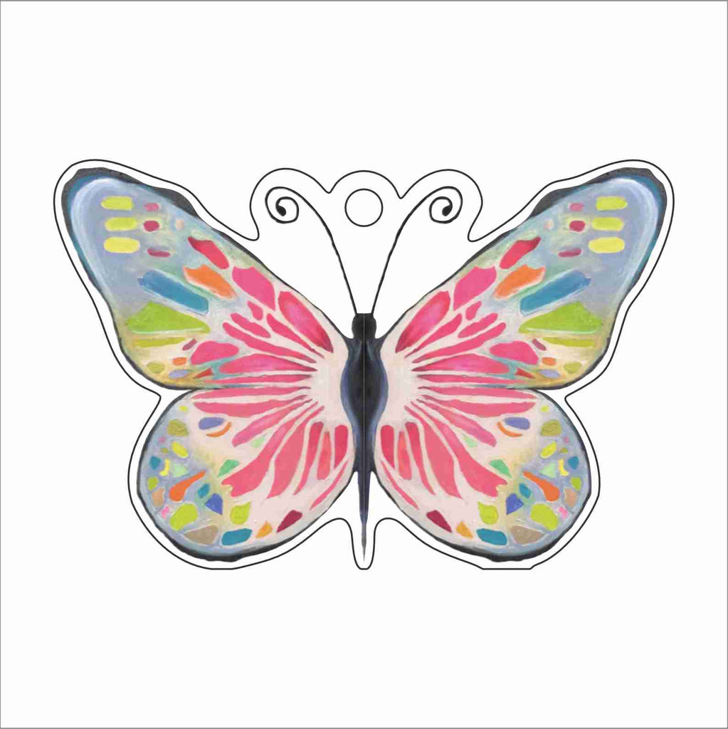 MKD-103 Color Butterfly Ornament | 0.25Acrylic Ornament