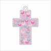 MKD-111 Butterfly Fly Away Cross Ornament | 0.25Acrylic Ornament