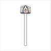 MMS-001 Nantucket Drink Stirrer | 0.125Acrylic Stirrer | Case of 4