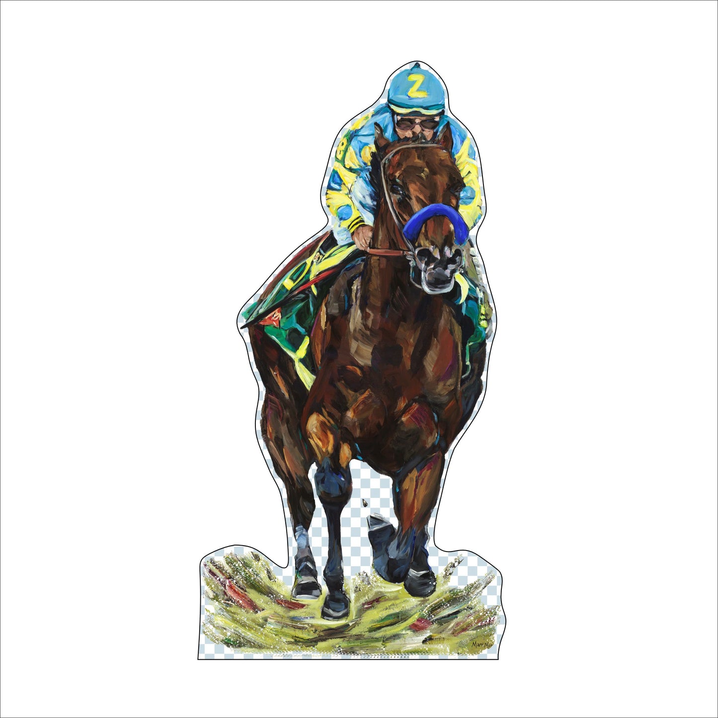American Pharoah | 0.75in. Acrylic Cutout