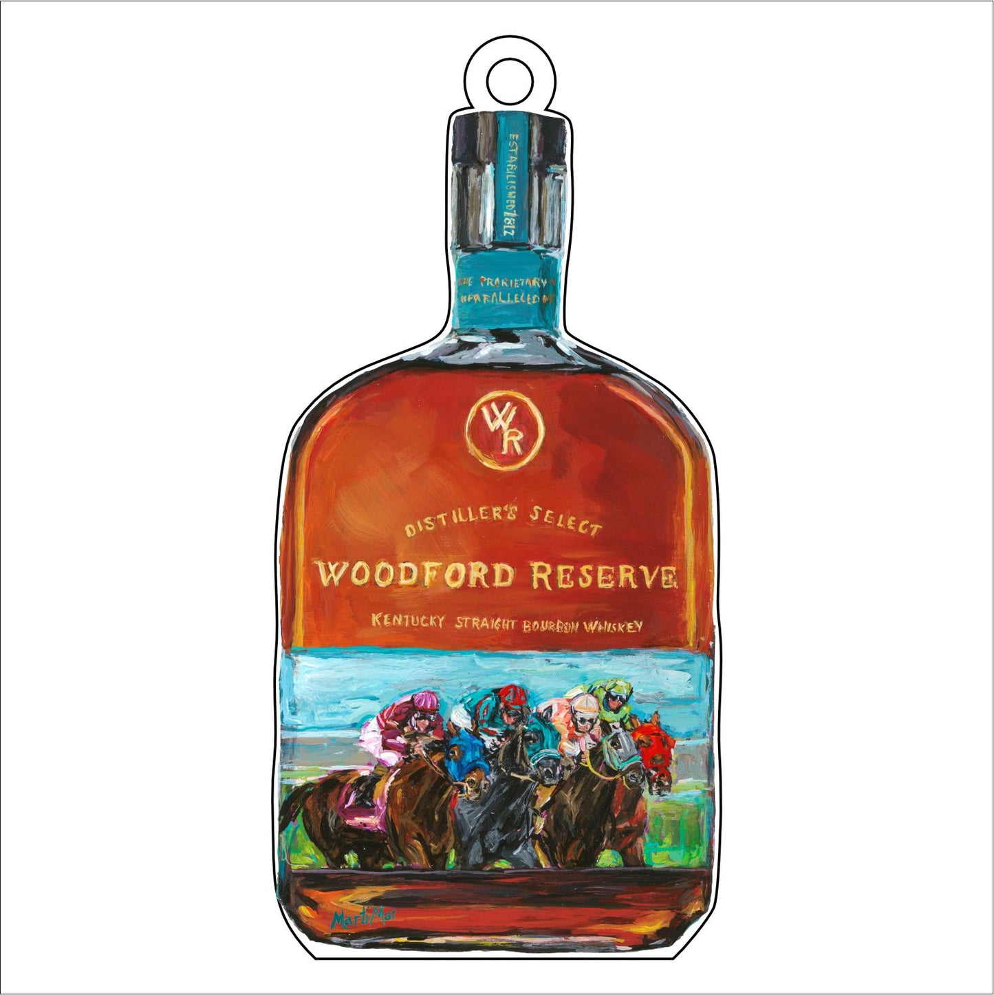 MOO-036 Woodford | 0.25 in. Acrylic Ornament