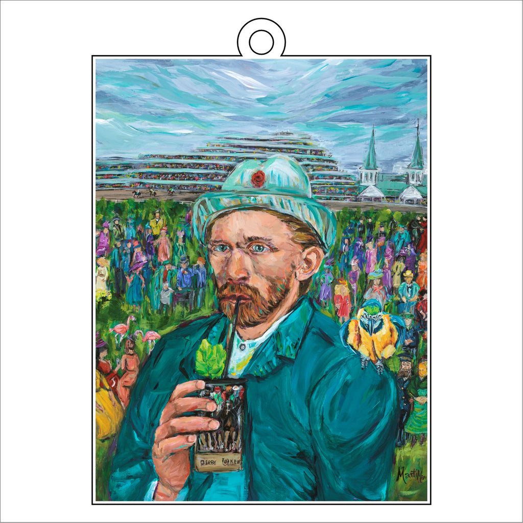 MOO-041 Van Gogh Ornament | 0.25in. Acrylic Ornament