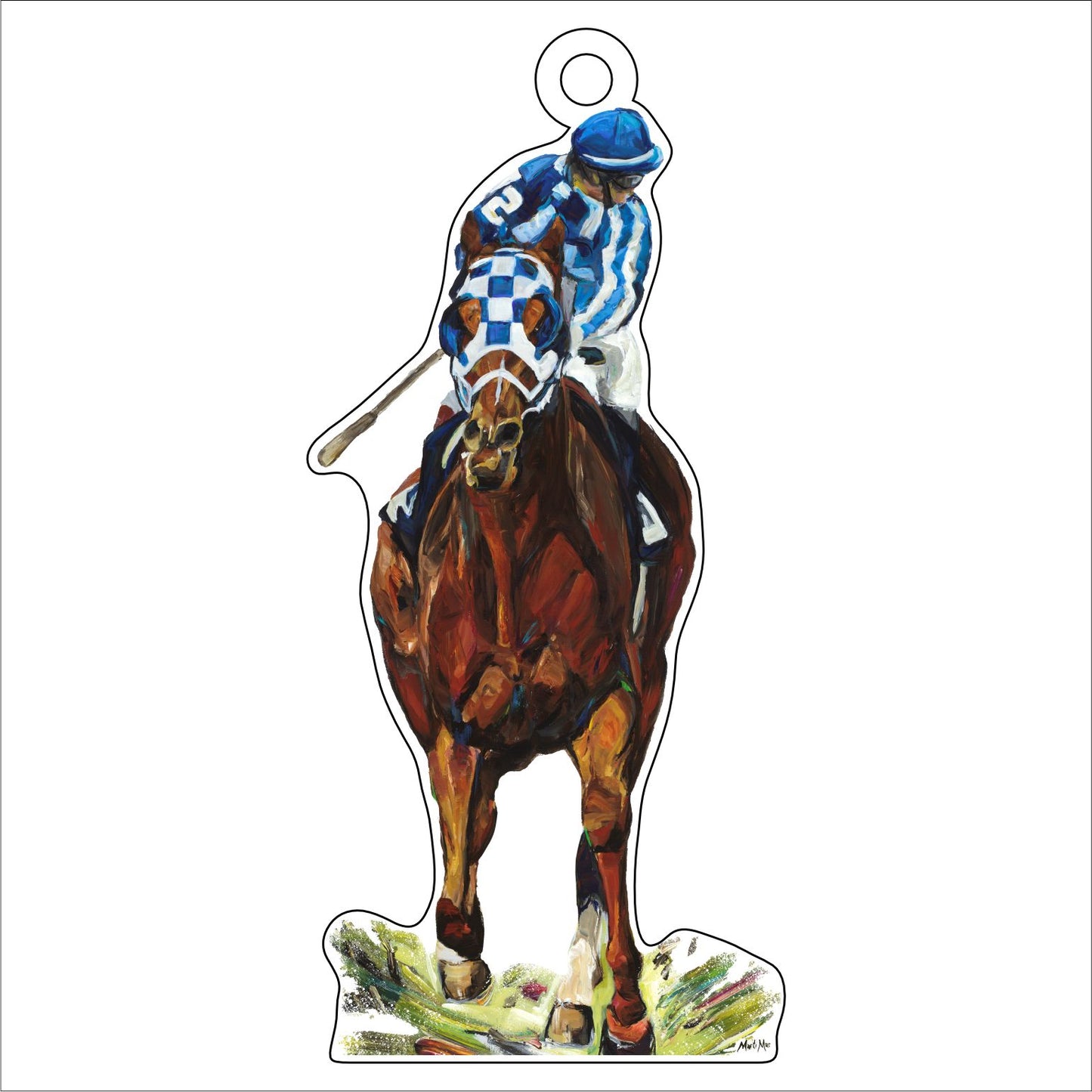 MOO-046 Secretariat 1973 | 0.25in. Acrylic Ornament
