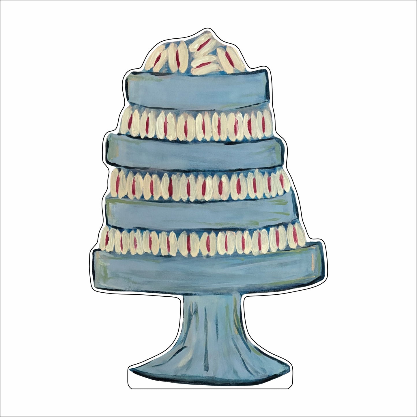 MPA-002 Blue Cake | 0.75Acrylic Contour |