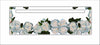 MPA-007-C10 White Floral Mahjong Card Line Finder | 0.125Acrylic Contour | Case of 10