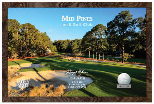 Mid Pines | Hole in One Shadowbox | Hole 11
