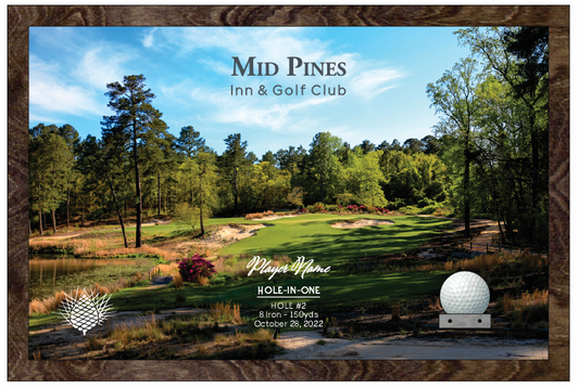 Mid Pines | Hole in One Shadowbox | Hole 2