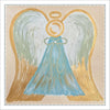 MPW-002 Angel Block | 0.75in. Acrylic Cutout 5.5x5.5 | Single