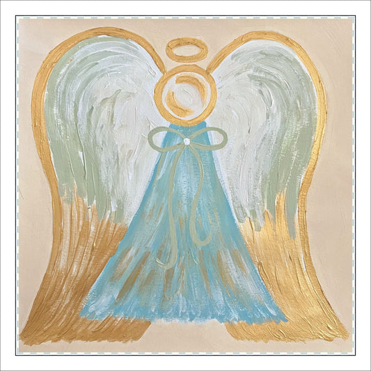 MPW-002 Angel Block | 0.75in. Acrylic Cutout 5.5x5.5 | Case (any 10+)