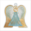 MPW-004 Angel Ornament | 0.25in. Acrylic Ornament | Single