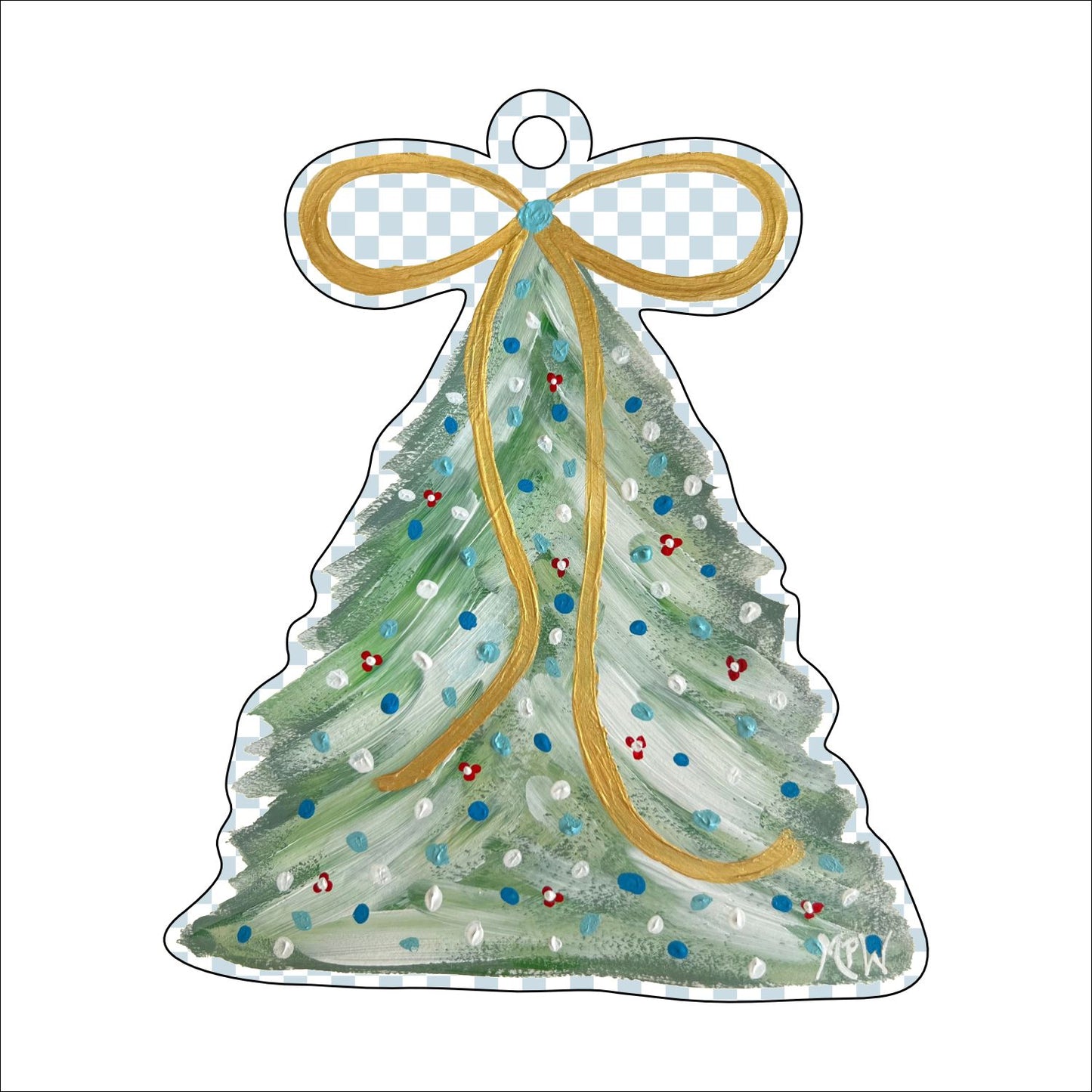 MPW-006 Tree Ornament | 0.25in. Acrylic Ornament | Single