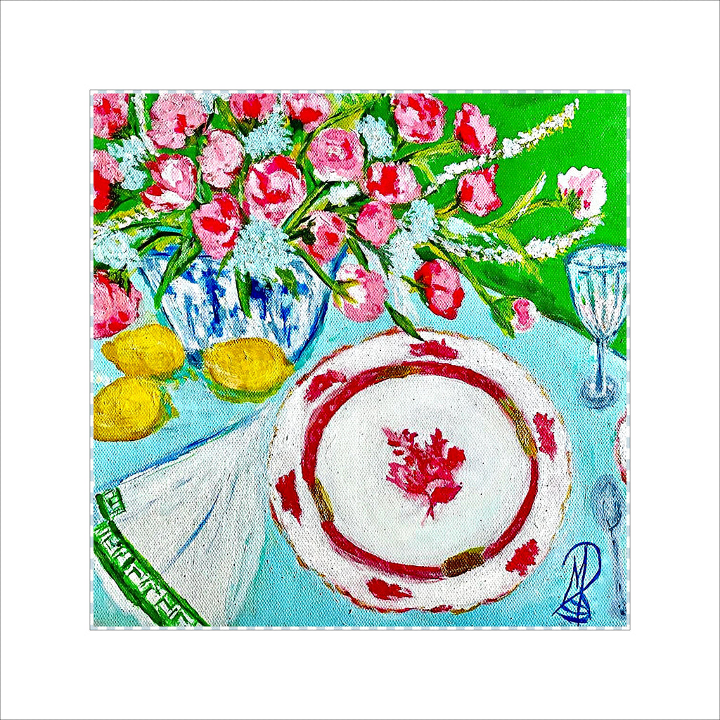 Tablescape Block | 0.75in. Acrylic Cutout 5.5 x5.5 | Single
