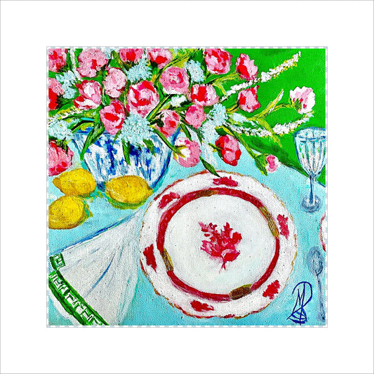 Tablescape Block | 0.75in. Acrylic Cutout 5.5 x5.5 | Single