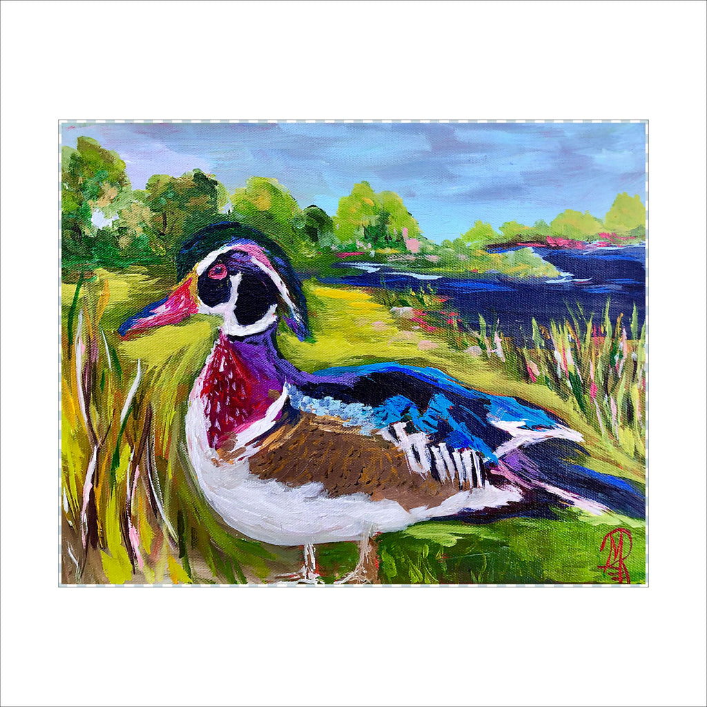 Duck Block | 0.75in. Acrylic Cutout 8x10 | Single