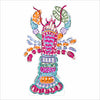 MRB-001 Colorful Lobster | 0.75Acrylic Contour