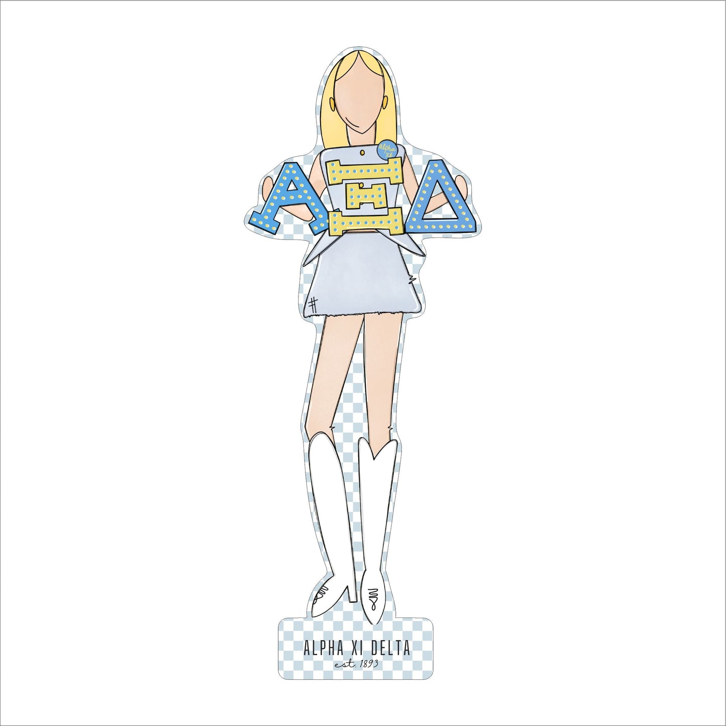MSH-003 AZD 2 | 0.75in. Acrylic Cutout  | Case (Bundle of 25)