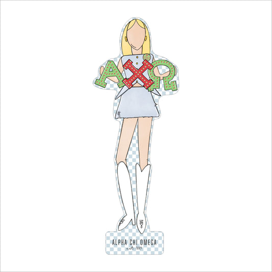 MSH-006 A Chi O 2 | 0.75in. Acrylic Cutout  |
