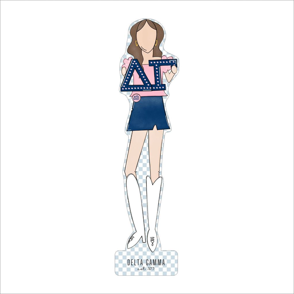 MSH-017 Delta Gamma 1 | 0.75in. Acrylic Cutout  | Case (Bundle of 100)