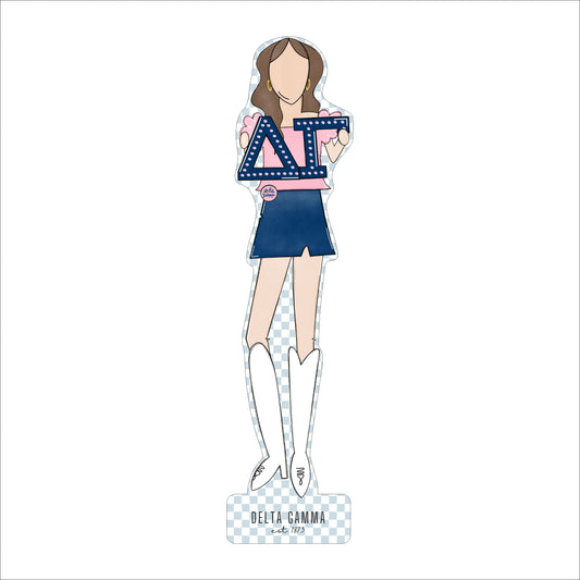 MSH-017 Delta Gamma 1 | 0.75in. Acrylic Cutout  | Case (Bundle of 25)