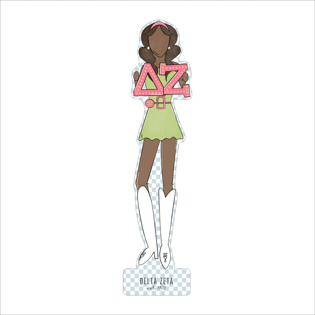 MSH-022 Delta Zeta 3 | 0.75in. Acrylic Cutout  |