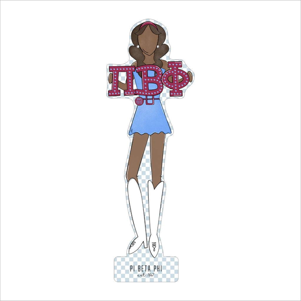 MSH-031 Pi Phi 3 | 0.75in. Acrylic Cutout  |