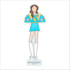 MSH-035 Tri Delta 1 | 0.75in. Acrylic Cutout  |