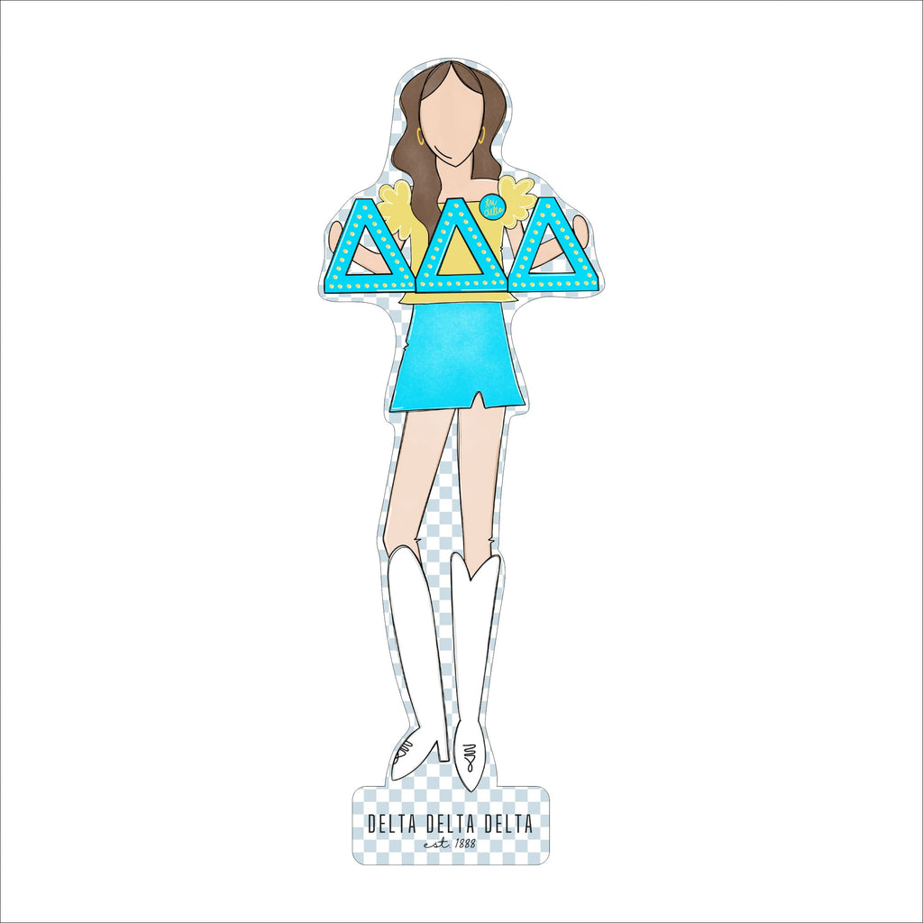 MSH-035 Tri Delta 1 | 0.75in. Acrylic Cutout  |