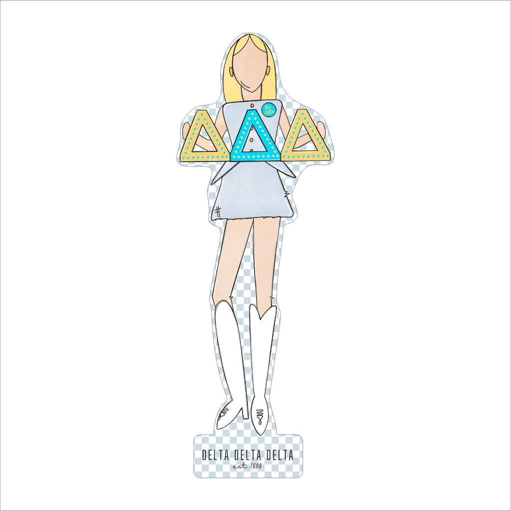 MSH-036 Tri Delta 2 | 0.75in. Acrylic Cutout  |