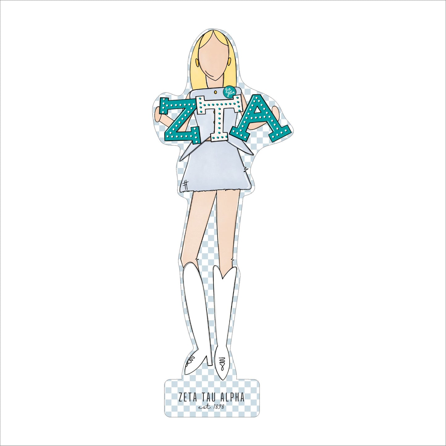 MSH-039 Zeta 2 | 0.75in. Acrylic Cutout  |
