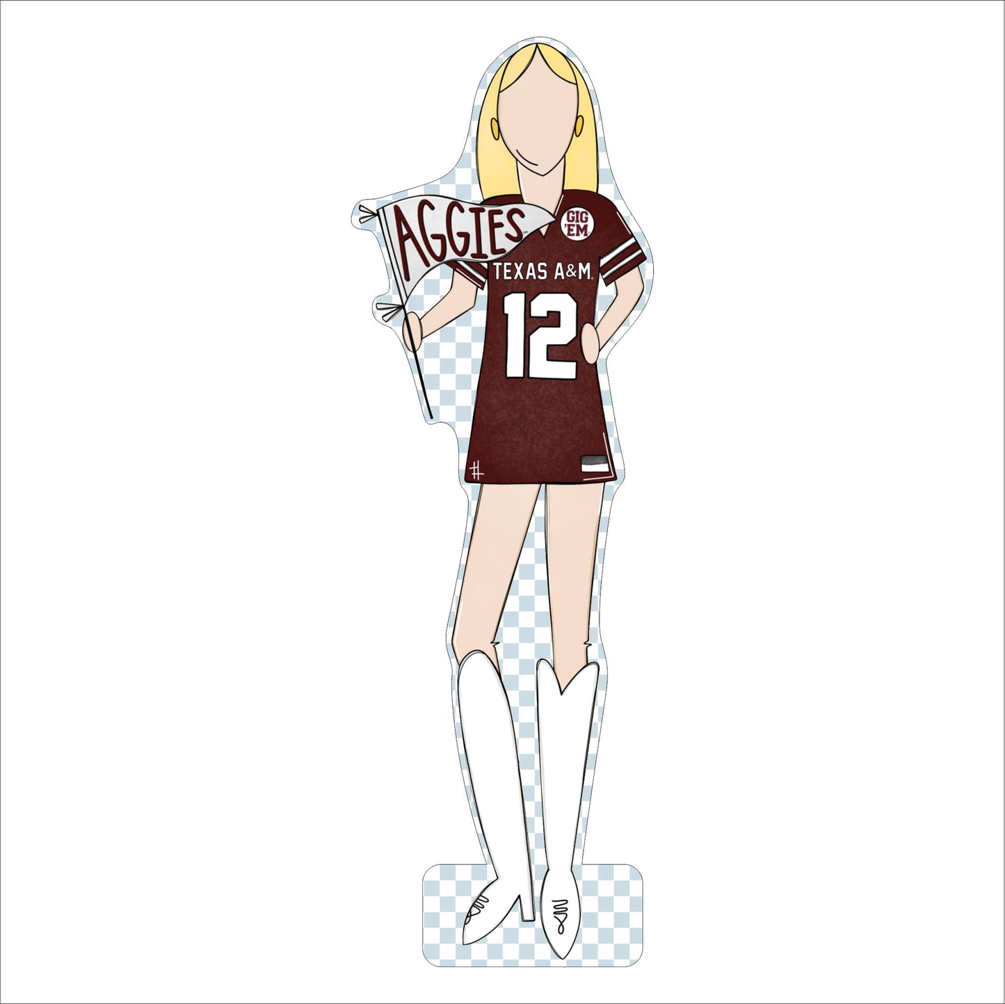 MSH-042 Texas A&M 2 | 0.75in. Acrylic Cutout |
