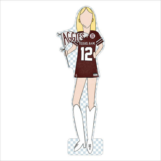MSH-042 Texas A&M 2 | 0.75in. Acrylic Cutout | Case (Bundle of 25)