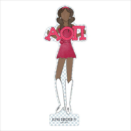 MSH-052 AOPi 3 | 0.75in. Acrylic Cutout  | Case (Bundle of 100)