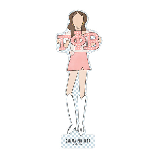 MSH-053 Gamma Phi Beta 1 | 0.75in. Acrylic Cutout |