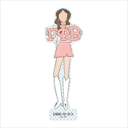 MSH-053 Gamma Phi Beta 1 | 0.75in. Acrylic Cutout  | Case (Bundle of 100)