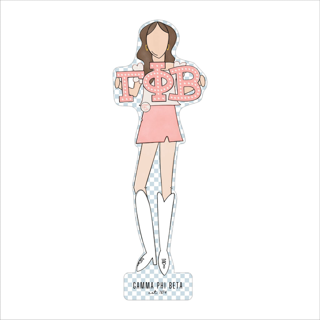 MSH-053 Gamma Phi Beta 1 | 0.75in. Acrylic Cutout  | Case (Bundle of 25)