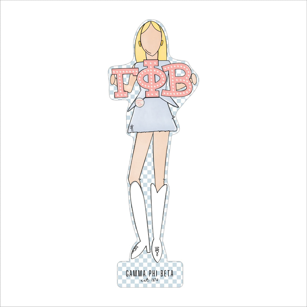 MSH-054 Gamma Phi Beta 2 | 0.75in. Acrylic Cutout  | Case (Bundle of 25)