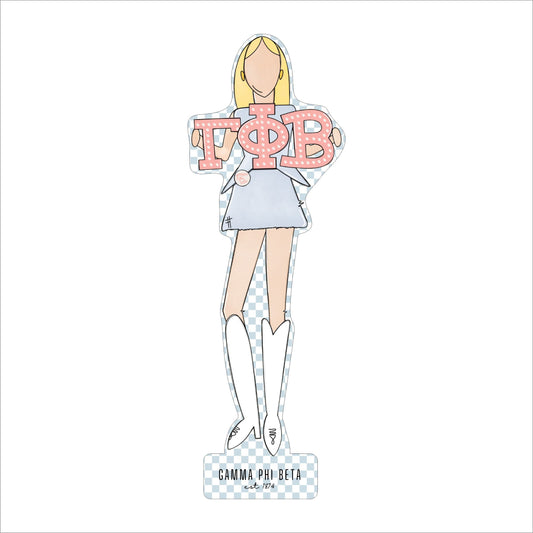 MSH-054 Gamma Phi Beta 2 | 0.75in. Acrylic Cutout  | Case (Bundle of 100)