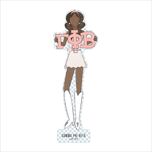 MSH-055 Gamma Phi Beta 3 | 0.75in. Acrylic Cutout  | Case (Bundle of 25)