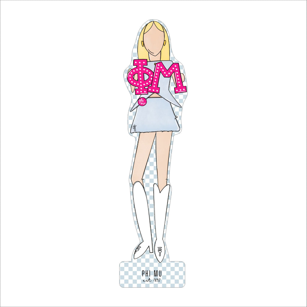 MSH-057 Phi Mu 2 | 0.75in. Acrylic Cutout  | Case (Bundle of 100)