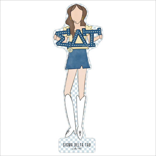 MSH-059 Sigma Delta Tau 1 | 0.75in. Acrylic Cutout  | Case (Bundle of 100)
