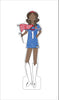 MSH-072 OM Fan 3 | 0.75in. Acrylic Cutout | Case (Bundle of 100)