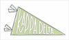 MSH-079 Kappa Delta Flag | 0.75in. Acrylic Cutout |