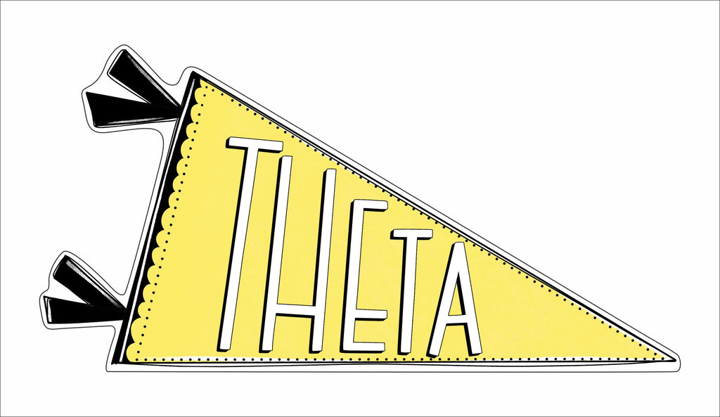 MSH-083 Theta Flag | 0.75in. Acrylic Cutout | Case (Bundle of 25)