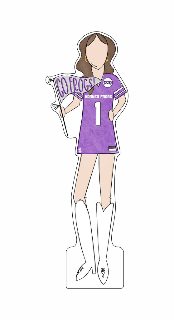 MSH-097 TCU Fan 1 | 0.75in. Acrylic Cutout | Case (Bundle of 100)