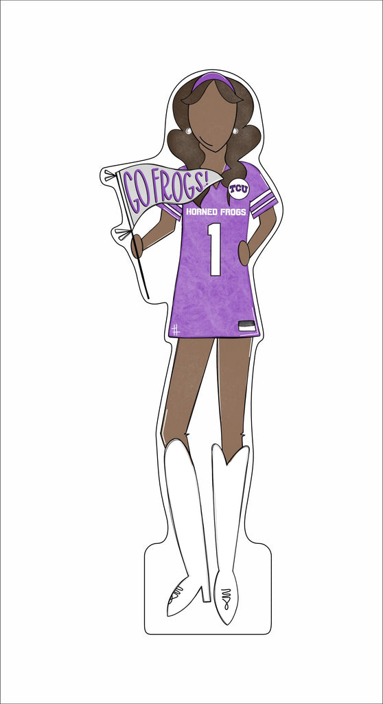 MSH-098 TCU Fan 2 | 0.75in. Acrylic Cutout | Case (Bundle of 100)