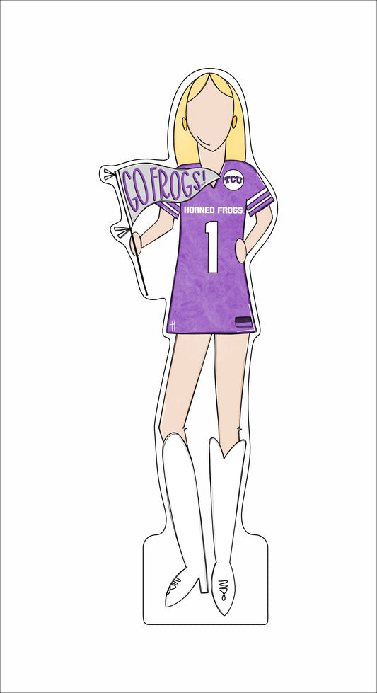 MSH-099 TCU Fan 3 | 0.75in. Acrylic Cutout | Case (Bundle of 100)