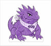 MSH-100 TCU Mascot | 0.75in. Acrylic Cutout |