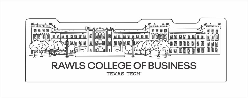 MSH-104 Rawls College of Business | 0.75in. Acrylic Contour |